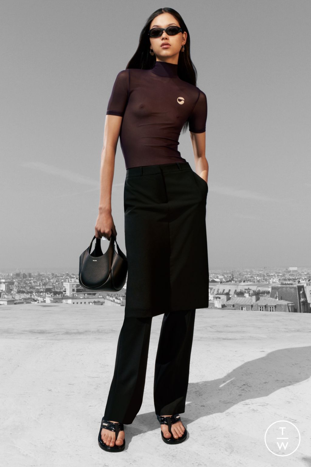 Fashion Week Paris Resort 2024 look 8 from the Coperni collection womenswear