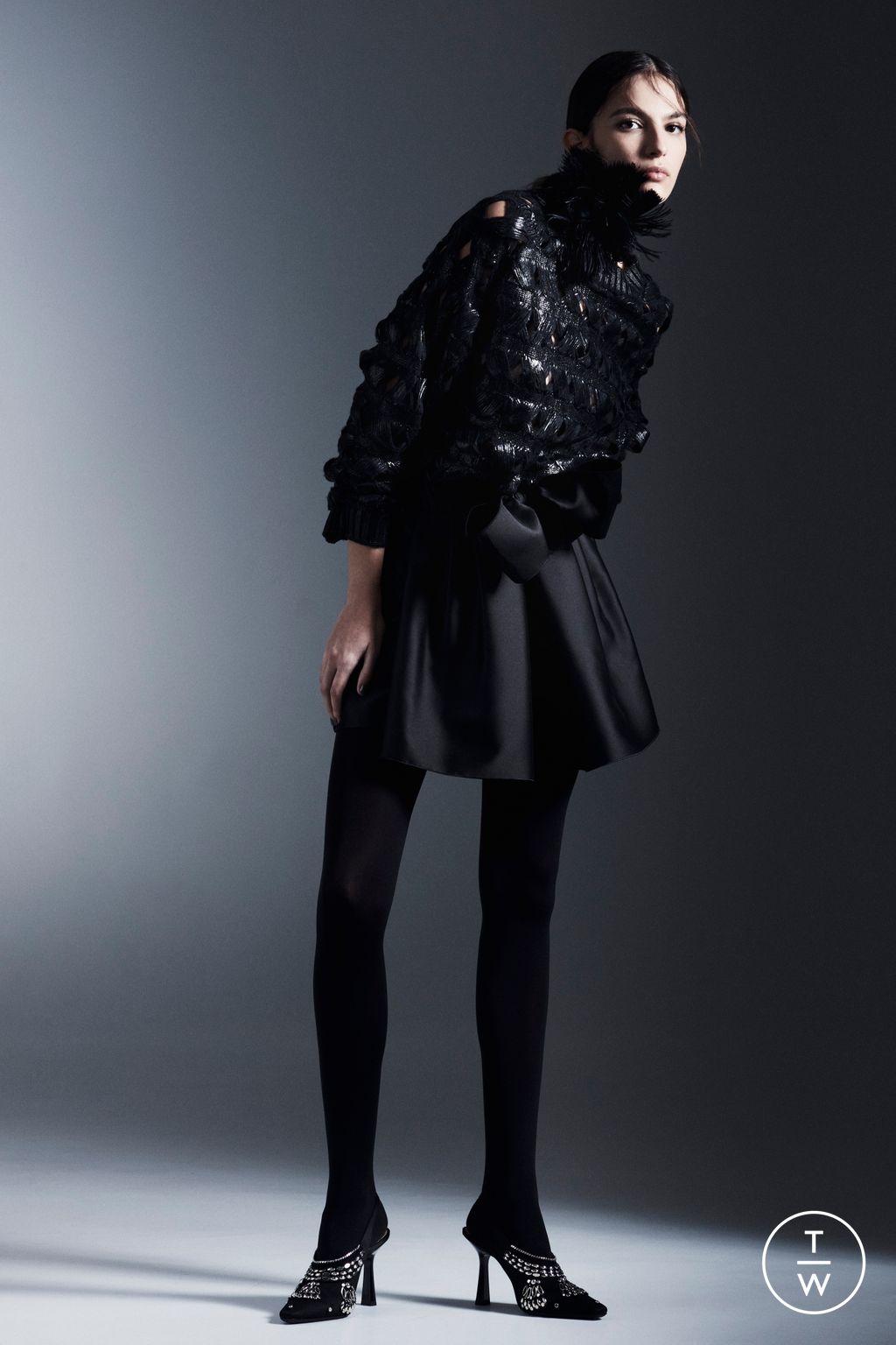 Fashion Week Milan Pre-Fall 2023 look 8 de la collection Alberta Ferretti womenswear