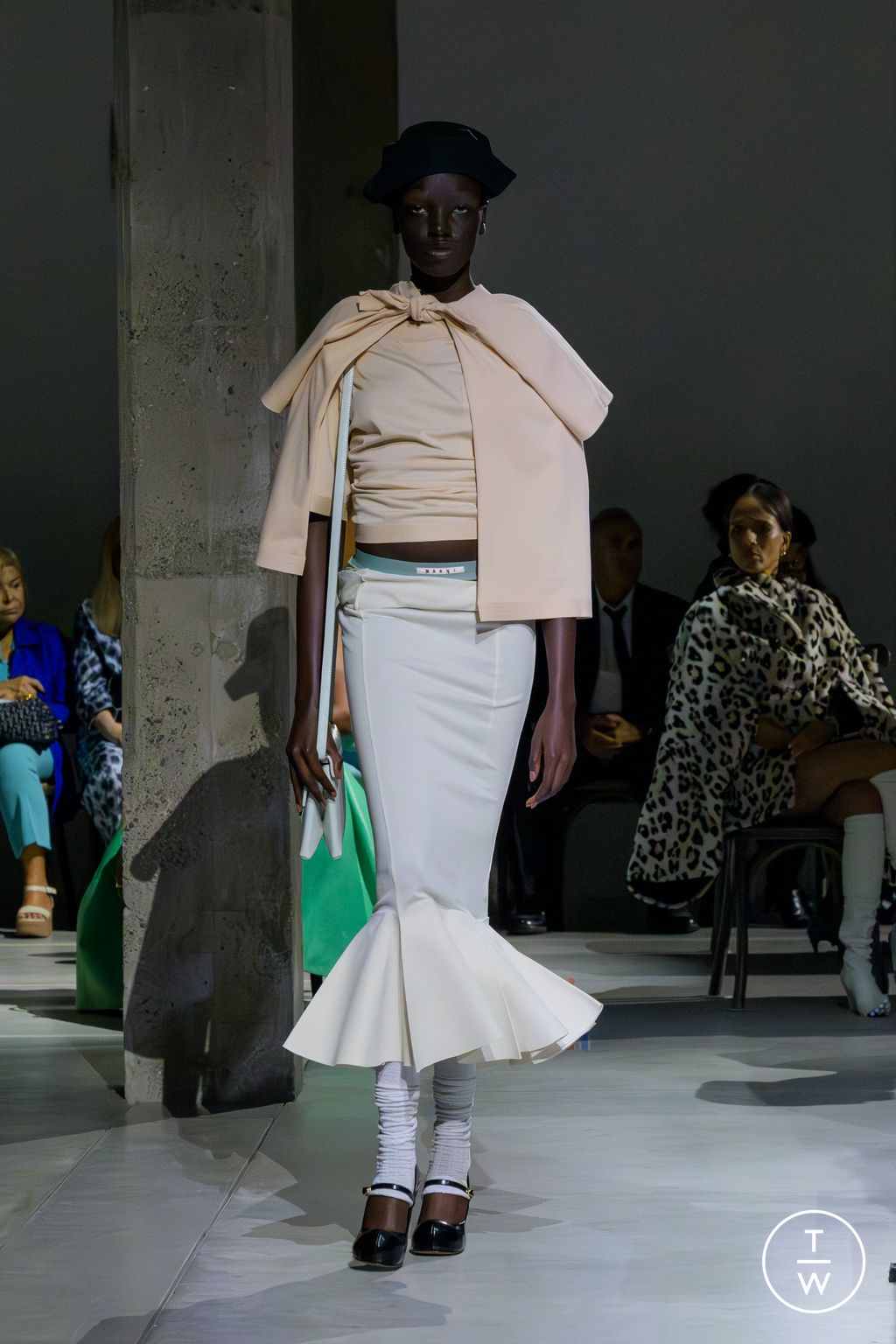 Fashion Week Milan Spring/Summer 2025 look 8 from the Marni collection womenswear
