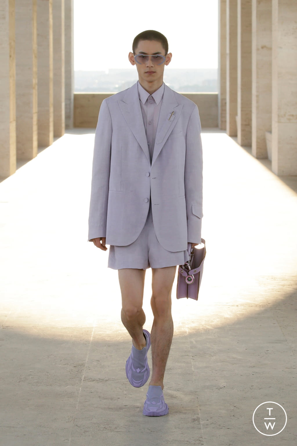 Fashion Week Milan Spring/Summer 2022 look 8 from the Fendi collection 男装