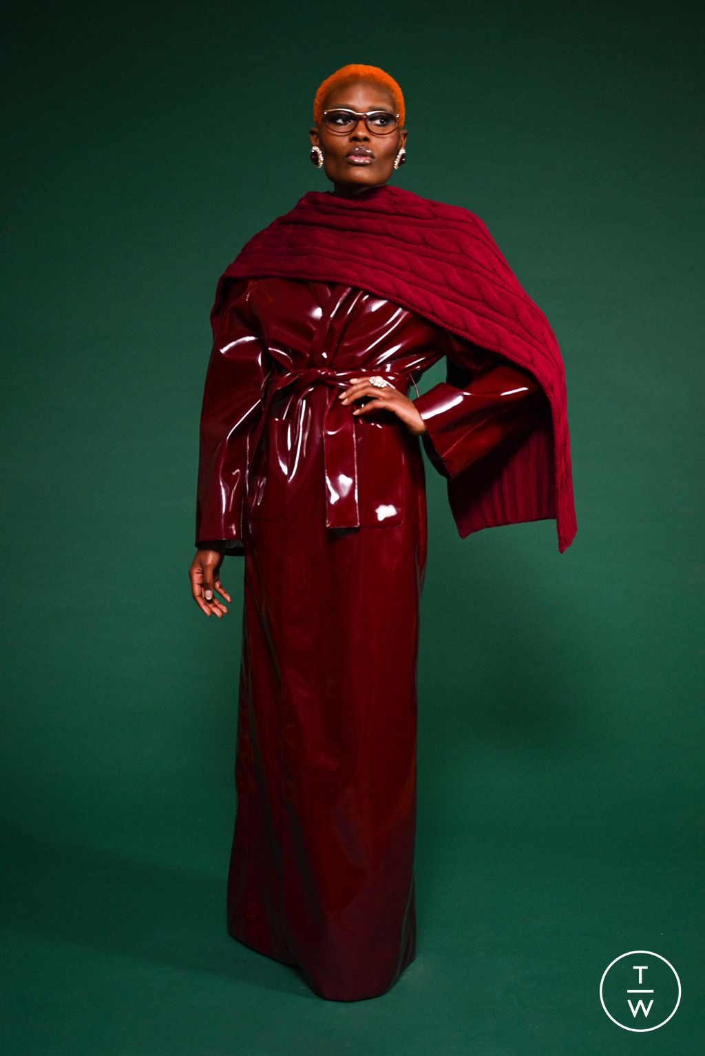 Fashion Week Paris Fall/Winter 2024 look 14 from the ROWEN ROSE collection womenswear