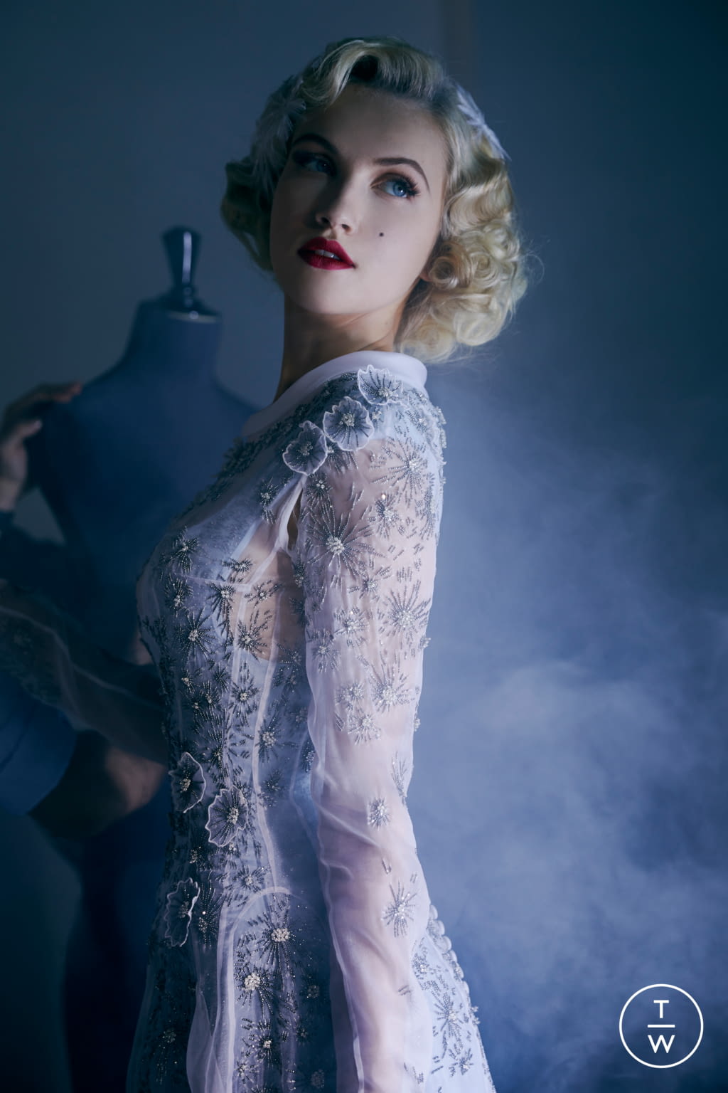 Fashion Week Paris Spring/Summer 2021 look 81 de la collection Julien Fournié couture