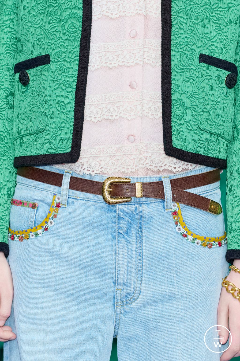 Fashion Week Paris Pre-Fall 2025 look 163 from the Valentino collection womenswear