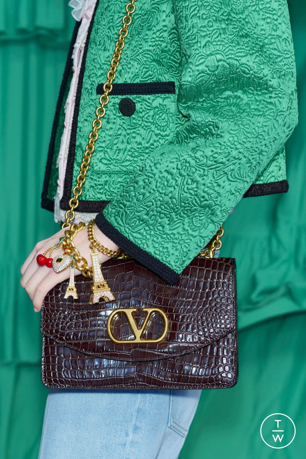 Fashion Week Paris Pre-Fall 2025 look 164 from the Valentino collection womenswear