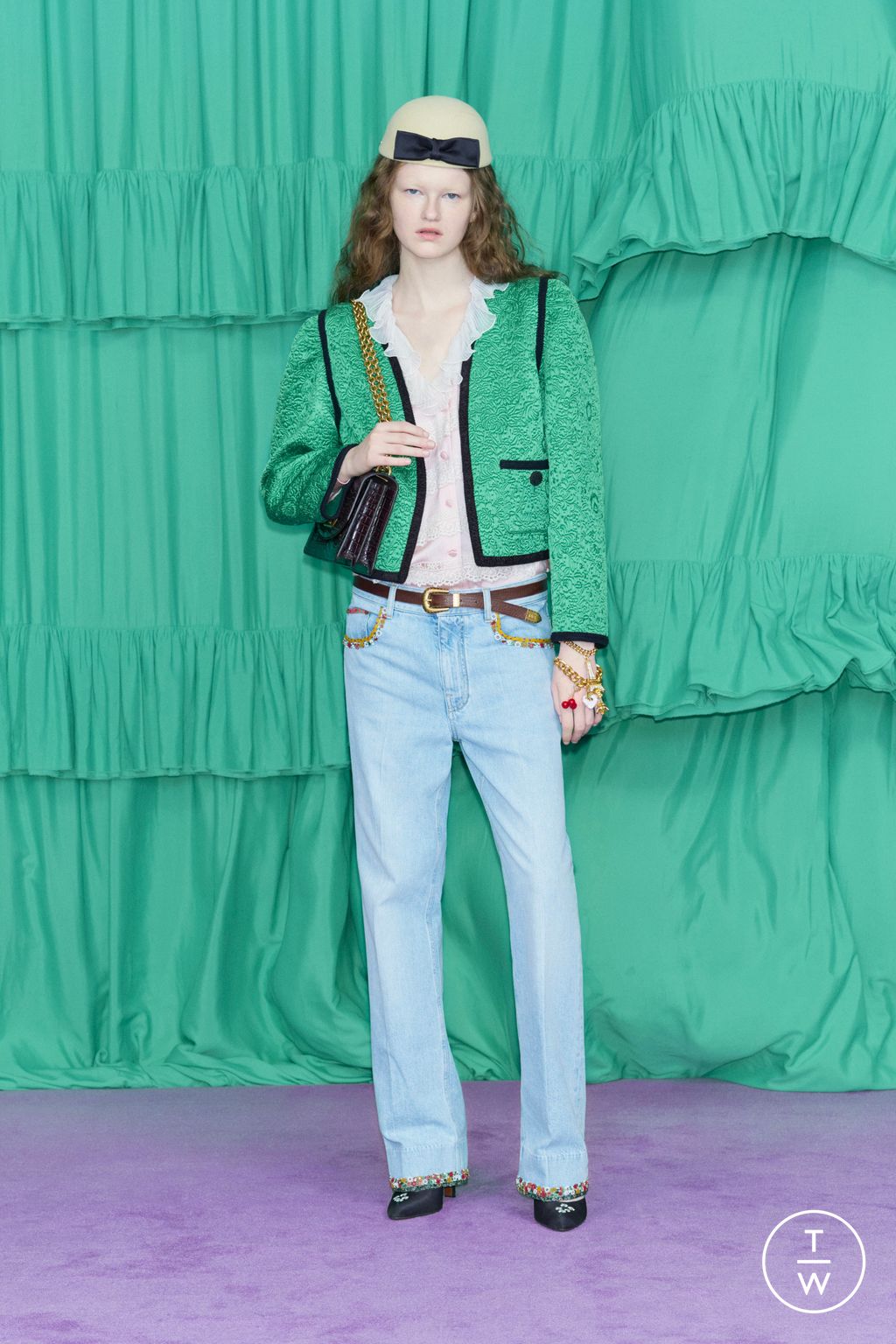 Fashion Week Paris Pre-Fall 2025 look 162 de la collection Valentino womenswear