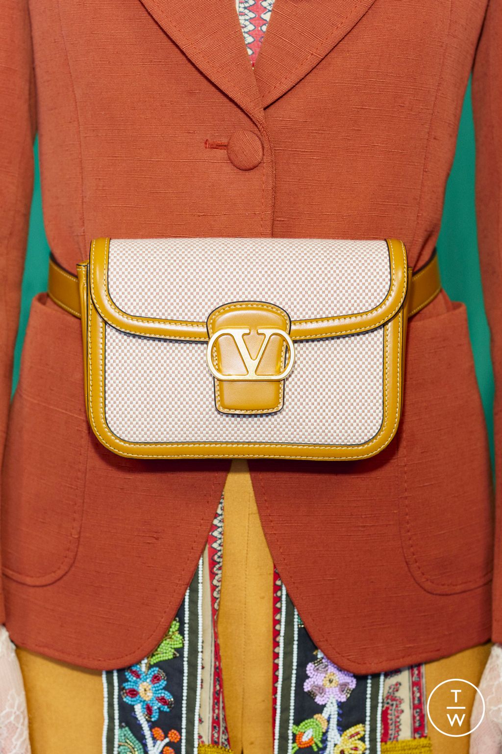 Fashion Week Paris Pre-Fall 2025 look 166 from the Valentino collection womenswear