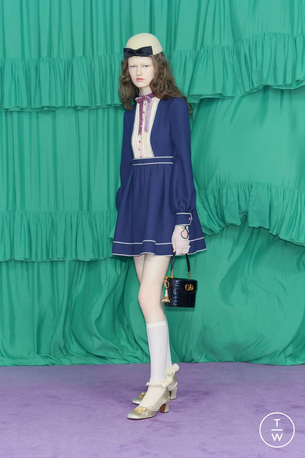 Fashion Week Paris Pre-Fall 2025 look 168 from the Valentino collection womenswear