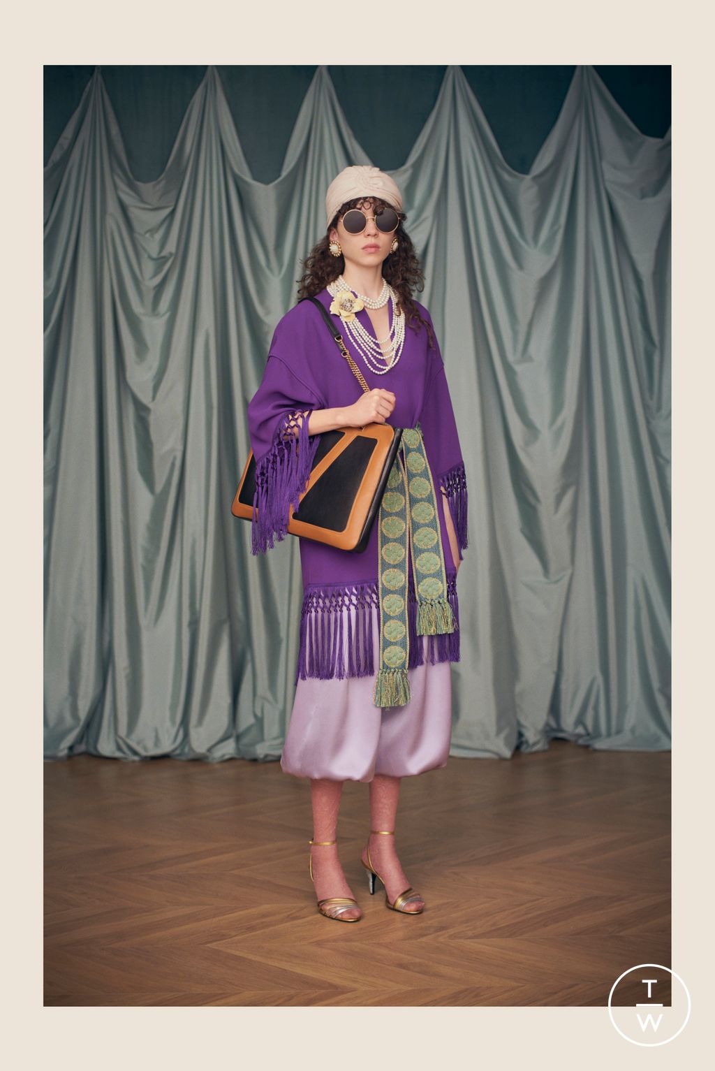 Fashion Week Paris Resort 2025 look 83 from the Valentino collection womenswear
