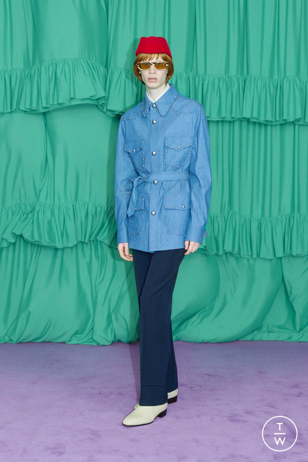 Fashion Week Paris Pre-Fall 2025 look 178 from the Valentino collection womenswear