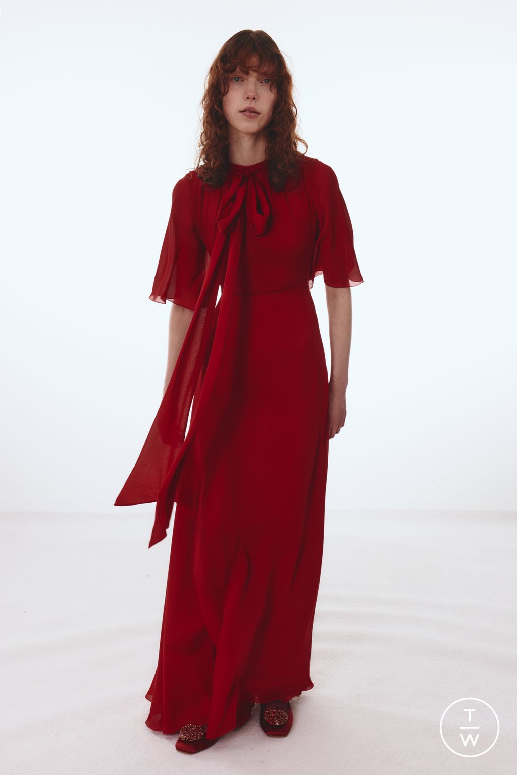 Fashion Week Paris Pre-Fall 2025 look 8 from the Giambattista Valli collection 女装