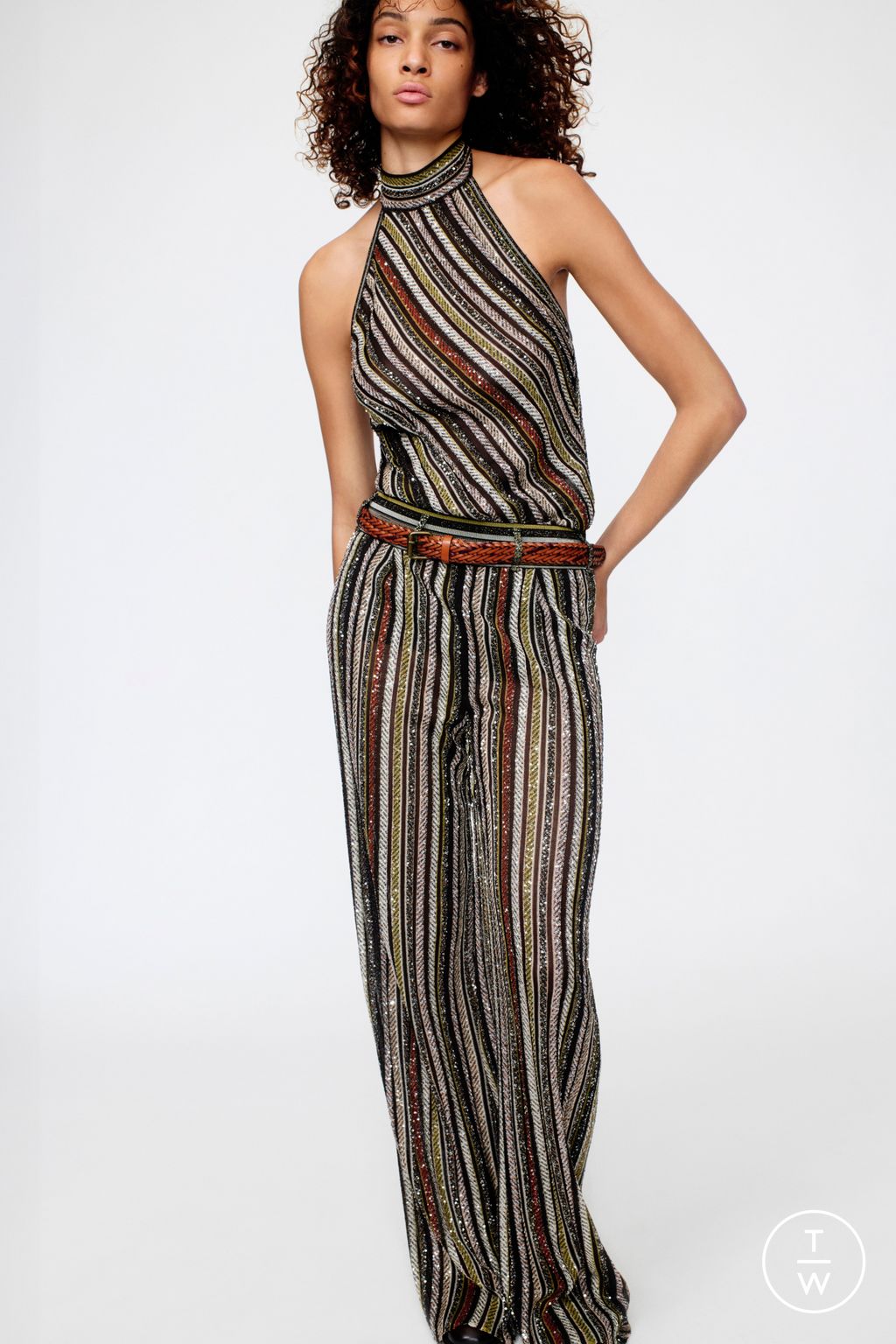 Fashion Week Milan Pre-Fall 2025 look 9 de la collection Missoni womenswear