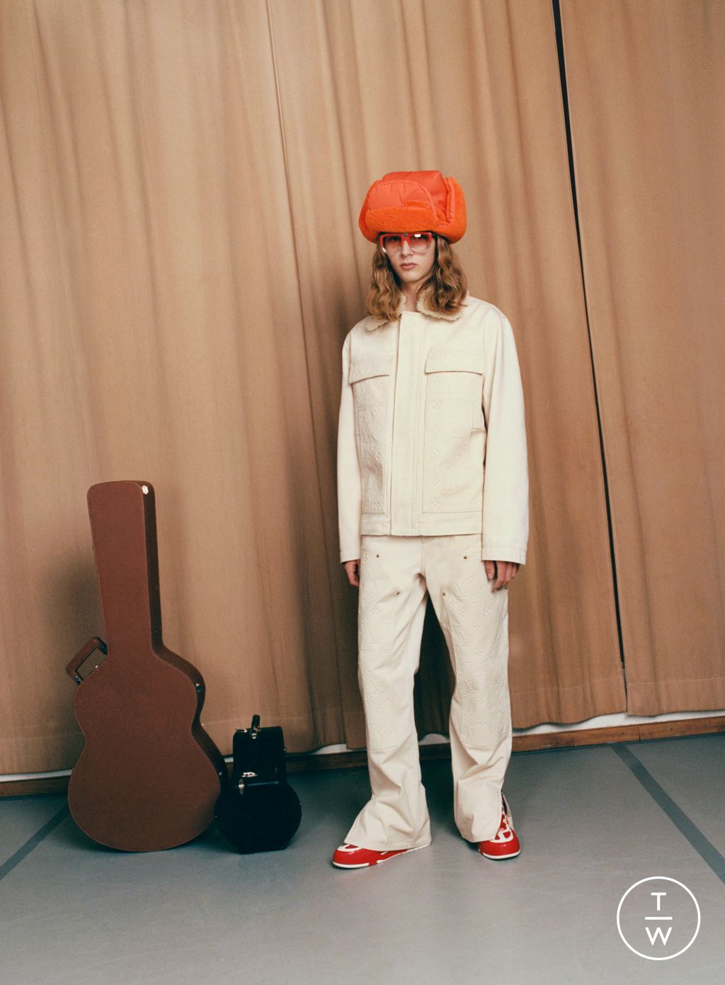 Fashion Week Paris Resort 2023 look 9 from the Louis Vuitton collection 男装