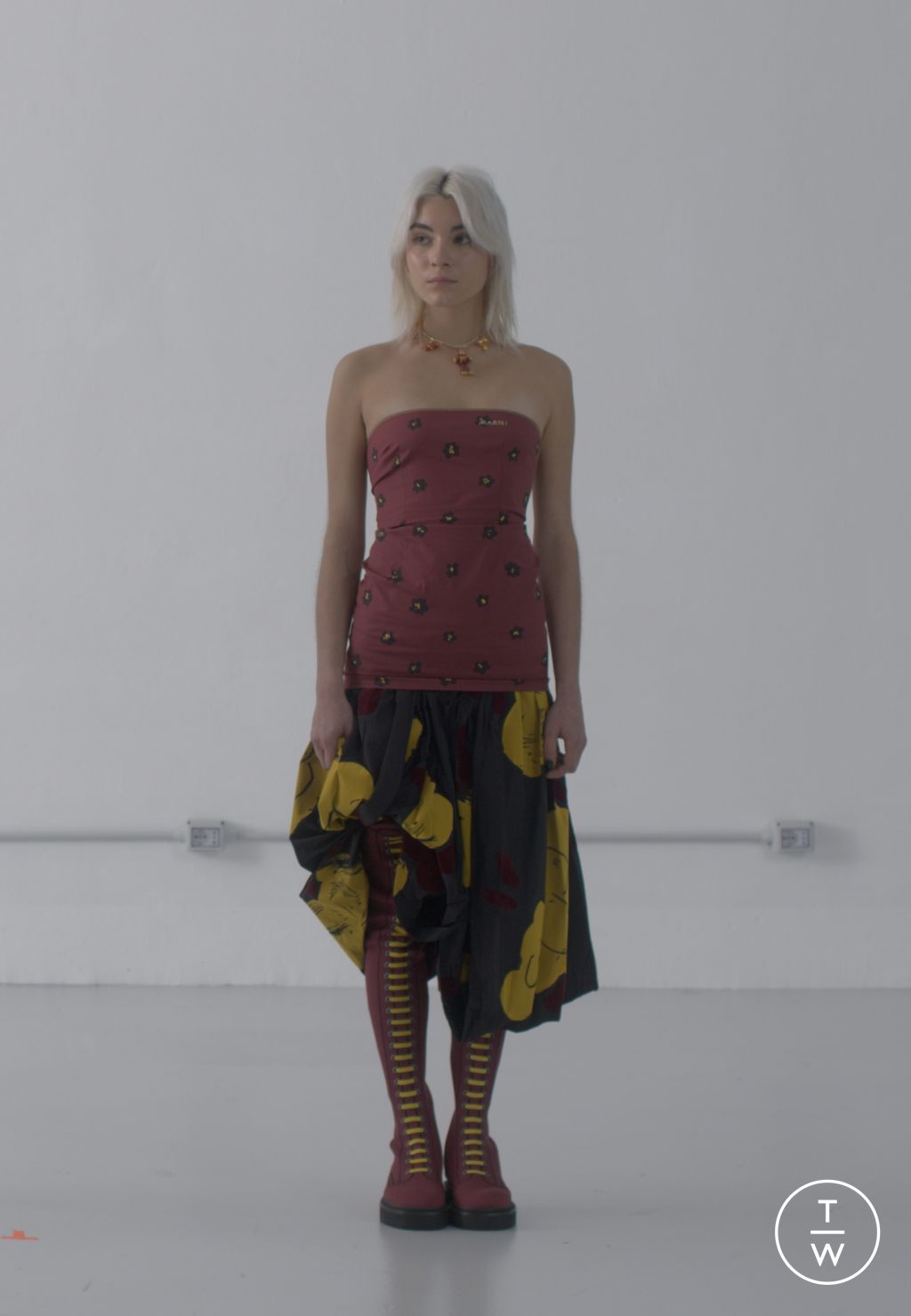 Fashion Week Milan Pre-Fall 2023 look 9 from the Marni collection womenswear