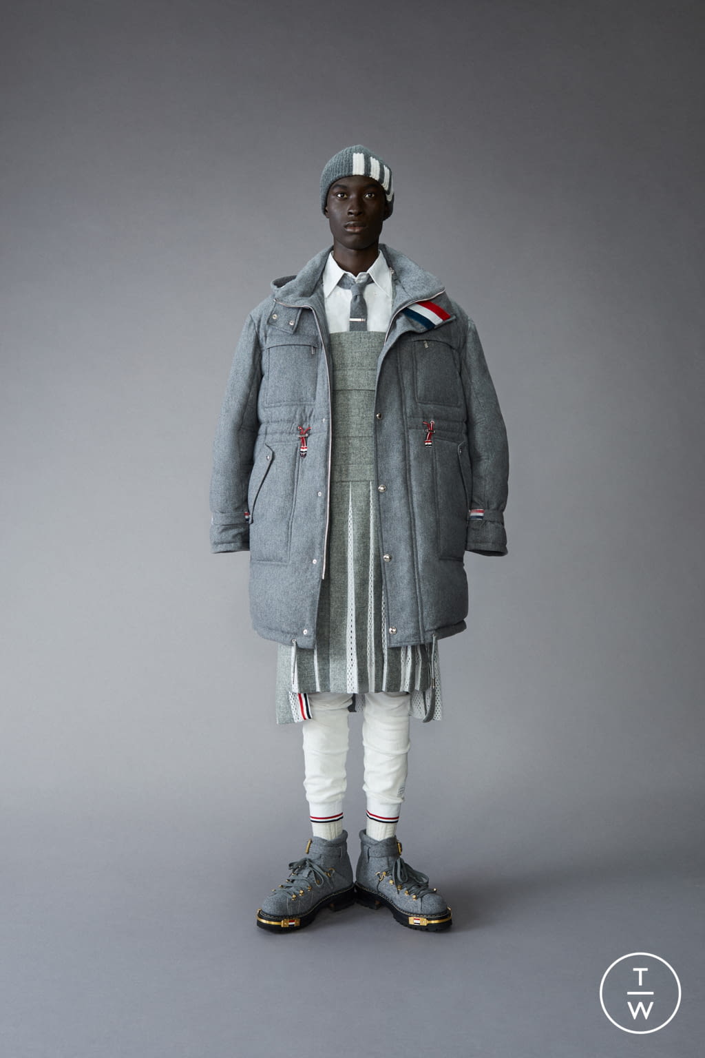 Fashion Week Paris Pre-Fall 2021 look 10 from the Thom Browne collection 男装