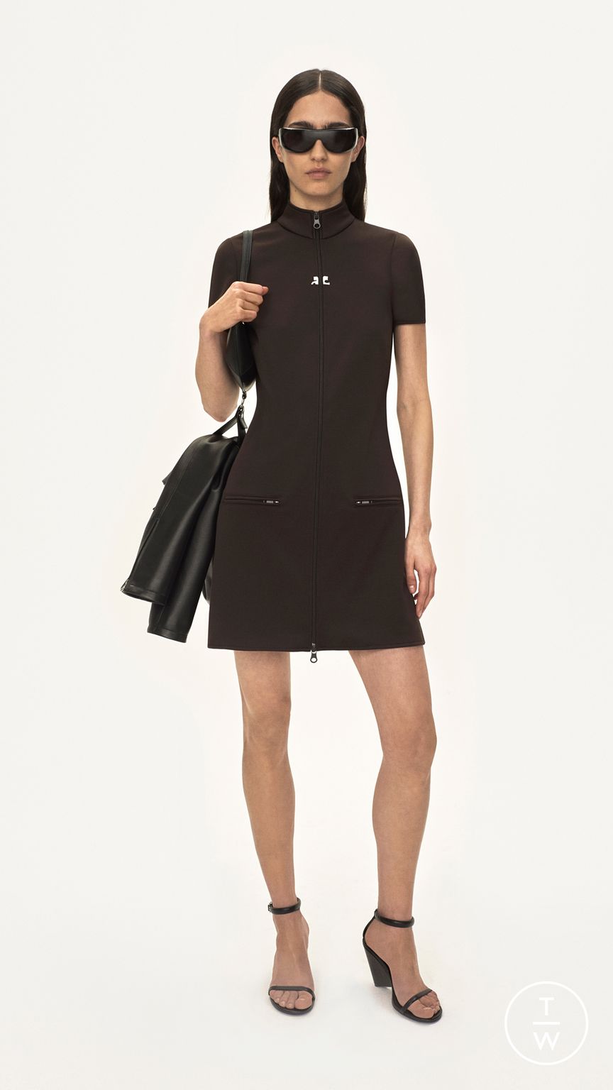 Fashion Week Paris Pre-Fall 2025 look 9 de la collection Courrèges womenswear