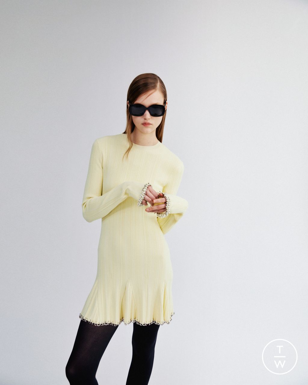 Fashion Week New York Resort 2025 look 9 from the AKNVAS collection womenswear