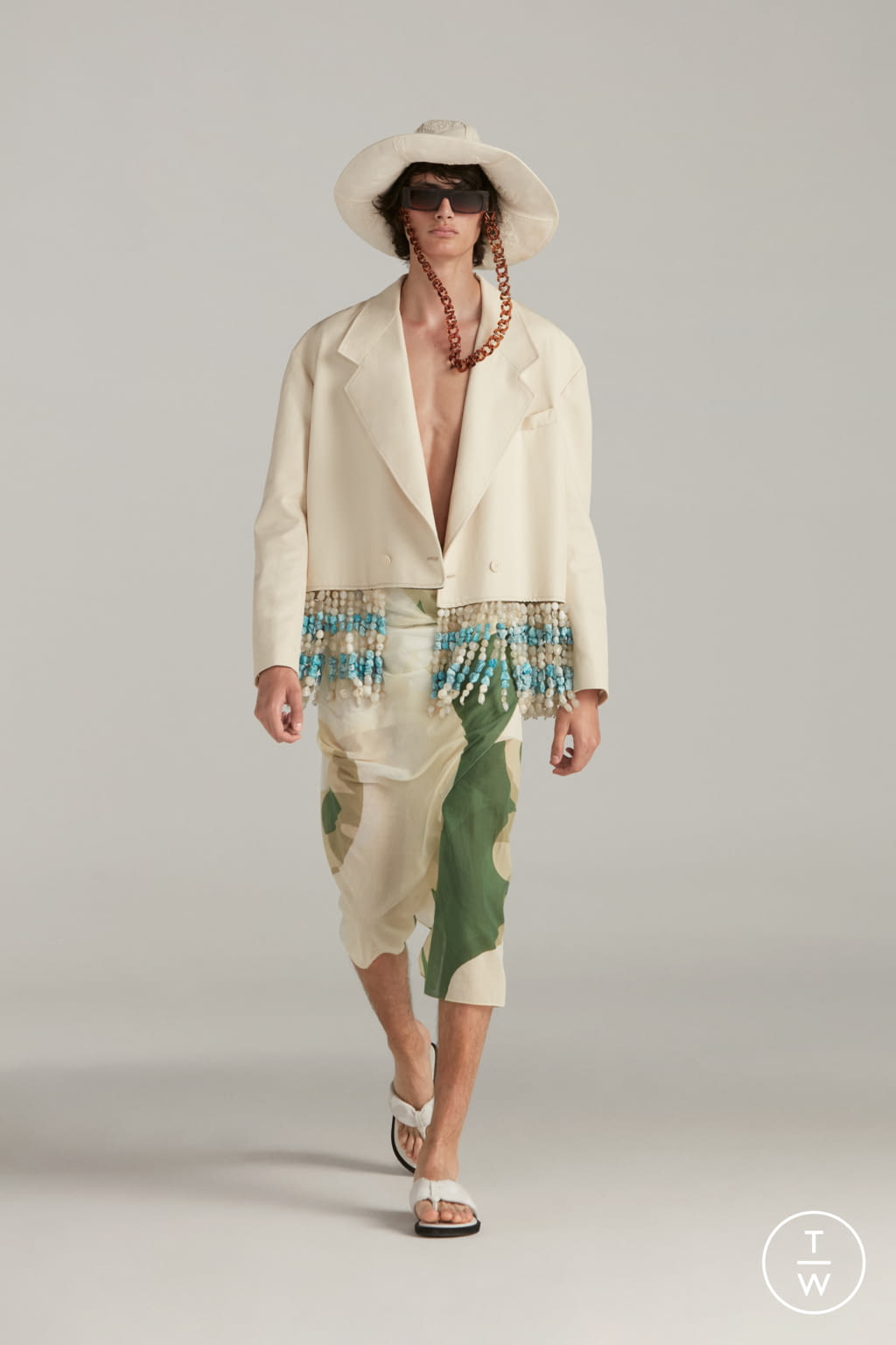 Fashion Week Milan Spring/Summer 2022 look 9 de la collection GCDS womenswear