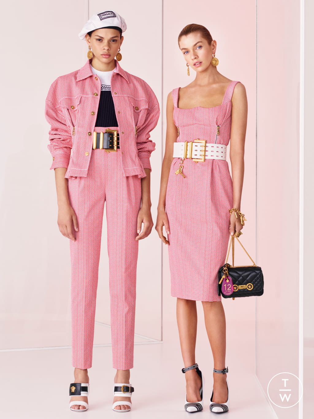 Fashion Week Milan Resort 2019 look 9 de la collection Versace womenswear