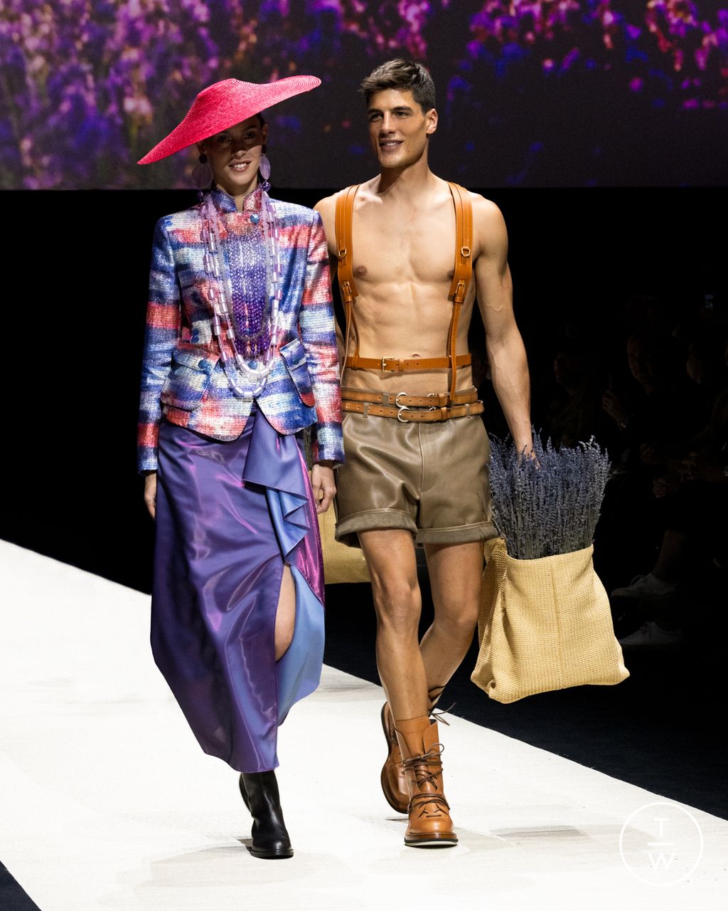 Fashion Week Milan Spring/Summer 2025 look 91 from the Emporio Armani collection menswear