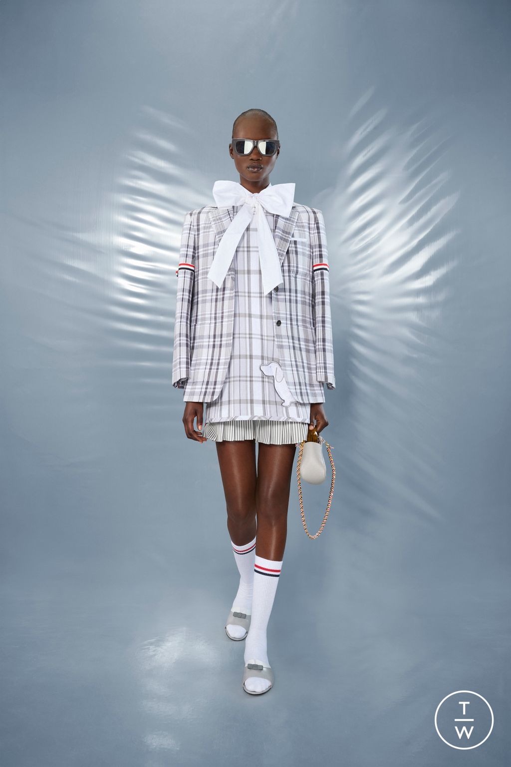Fashion Week New York Resort 2025 look 10 de la collection Thom Browne womenswear