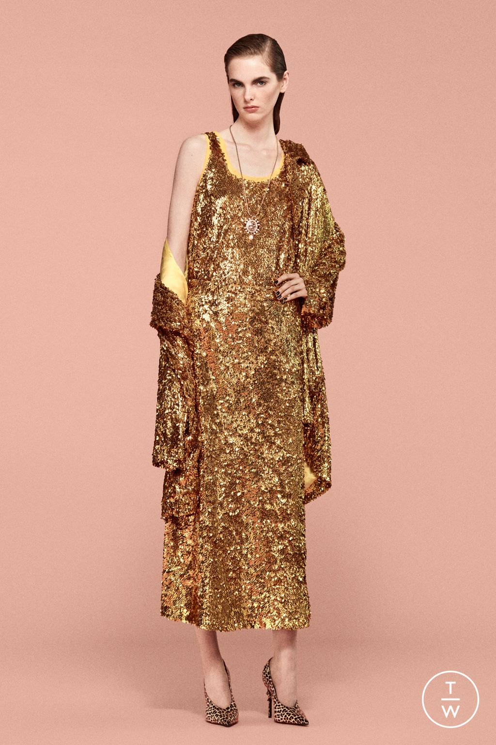 Fashion Week Milan Resort 2026 look 9 from the Roberto Cavalli collection womenswear