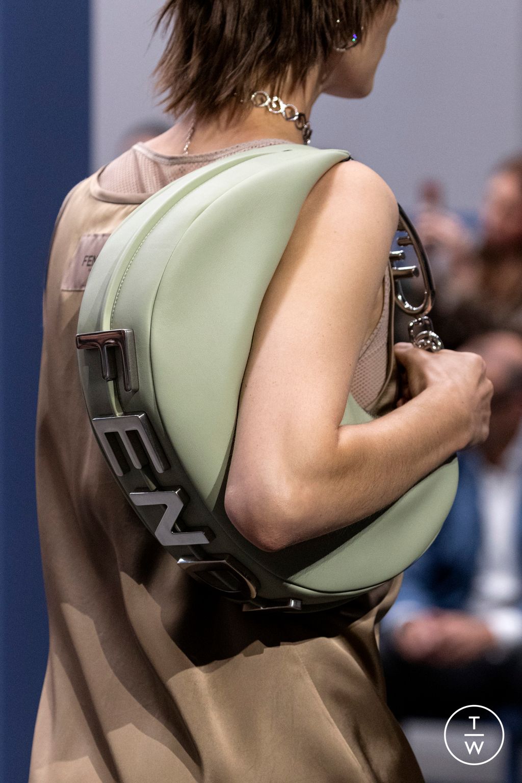 Fashion Week Milan Spring/Summer 2023 look 7 from the Fendi collection womenswear accessories