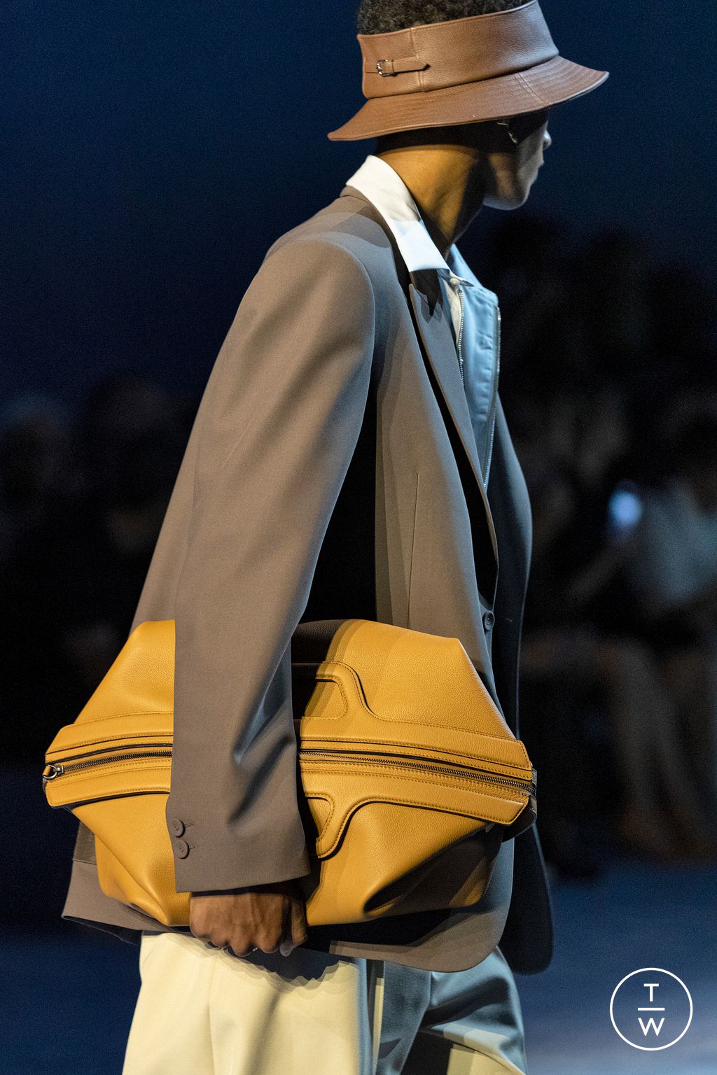 Fashion Week Milan Spring/Summer 2023 look 7 from the Fendi collection menswear accessories