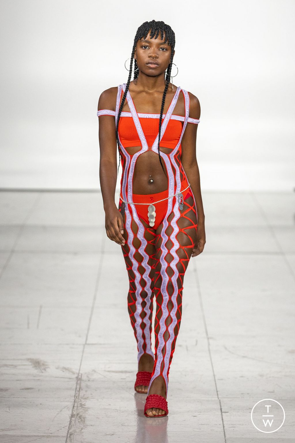 Fashion Week London Spring/Summer 2023 look 13 from the Sinéad O'Dwyer collection womenswear