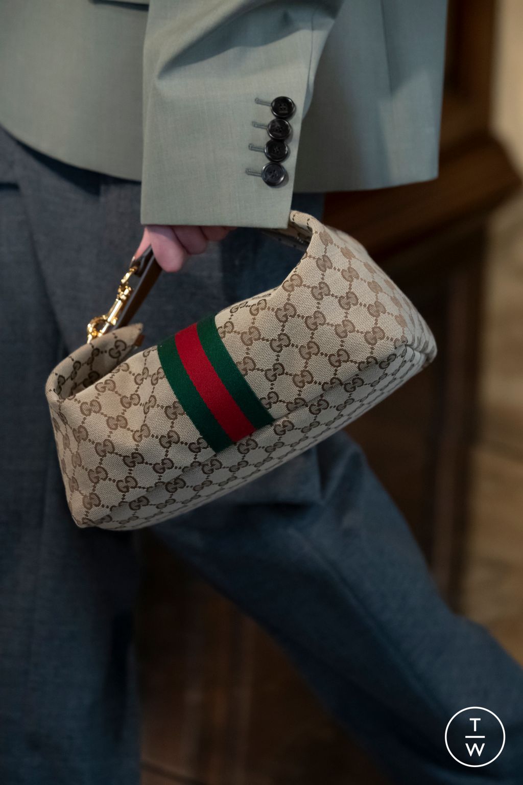 Fashion Week Milan Resort 2026 look 17 from the Gucci collection 女装配饰