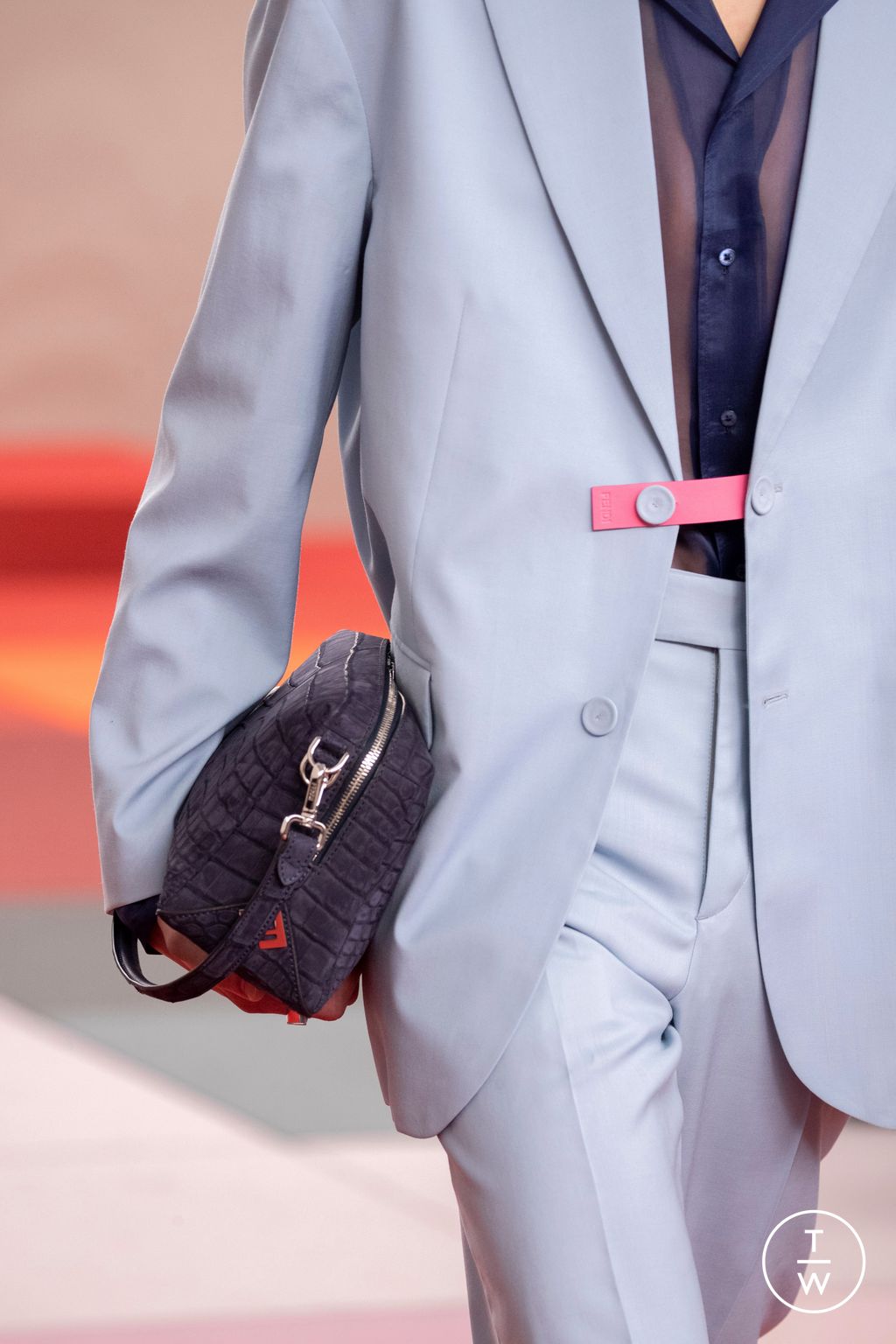 Fashion Week Milan Spring/Summer 2026 look 27 from the Fendi collection womenswear accessories