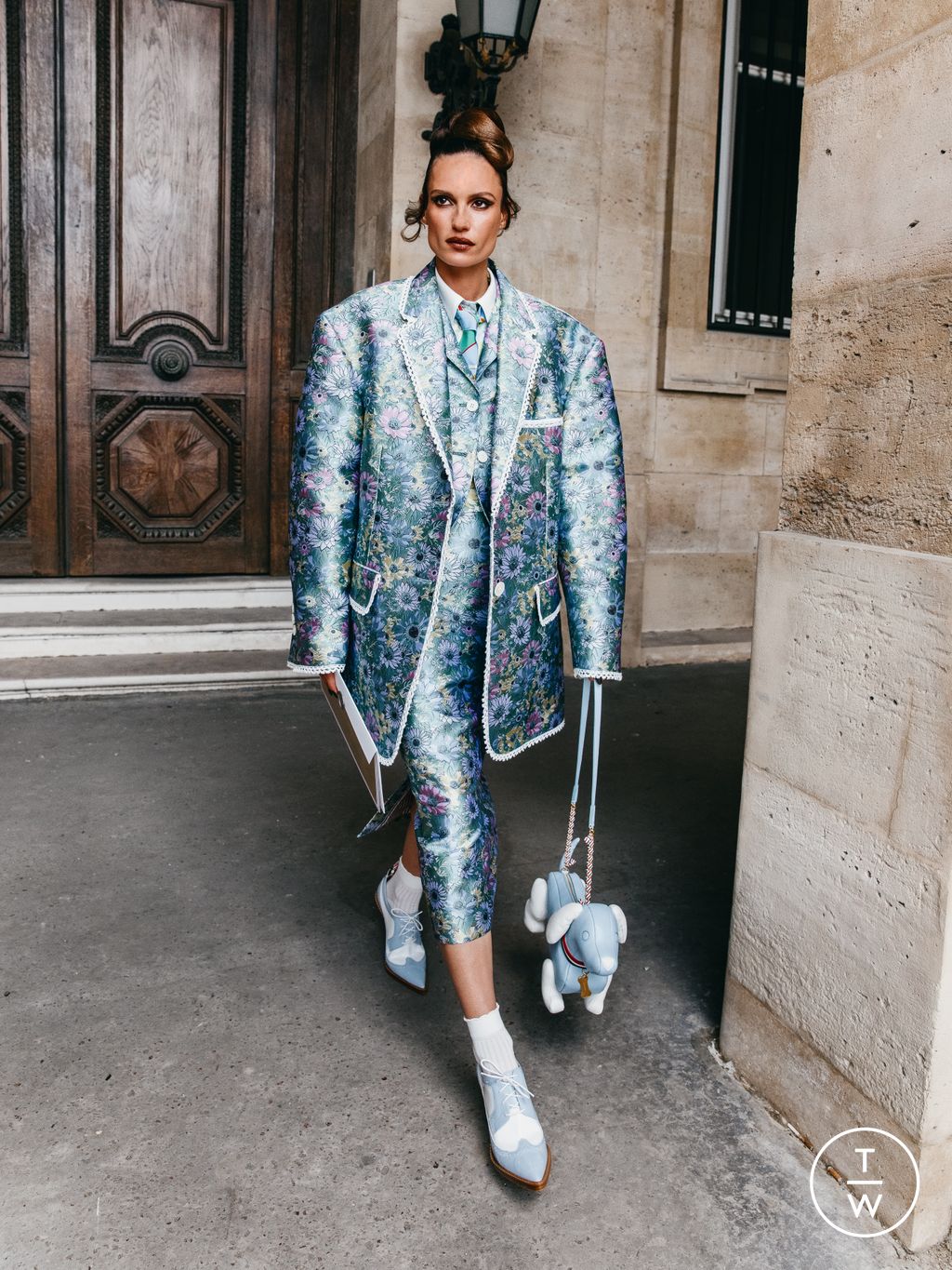 Fashion Week New York Resort 2023 look 9 from the Thom Browne collection 女装