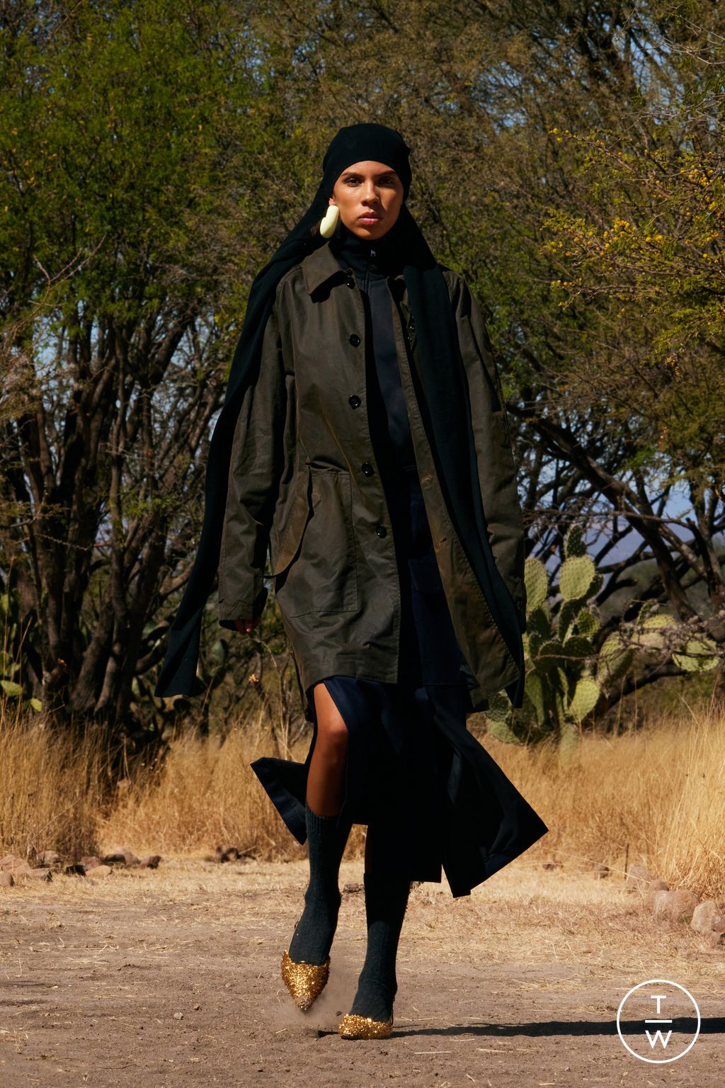 Fashion Week New York Fall/Winter 2023 look 9 from the Tibi collection womenswear