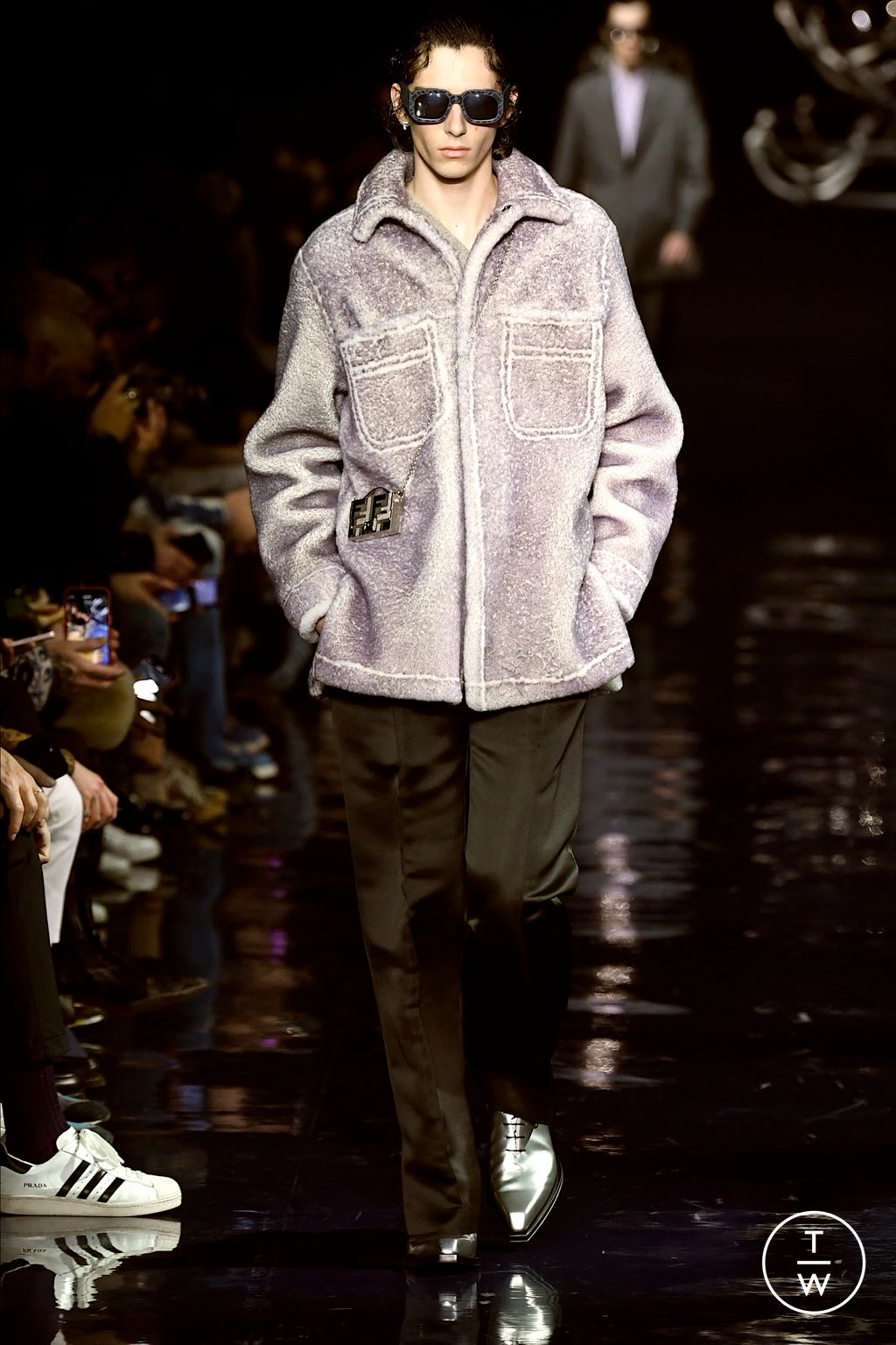 Fashion Week Milan Fall/Winter 2023 look 44 from the Fendi collection menswear
