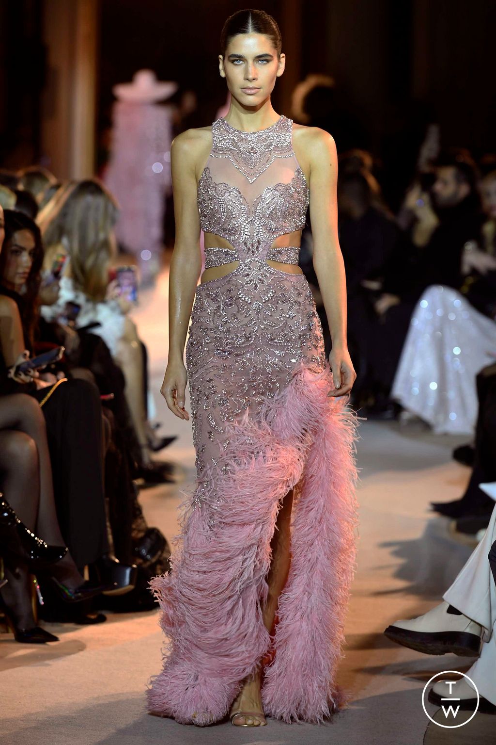 Fashion Week Paris Spring/Summer 2023 look 30 from the Zuhair Murad collection couture