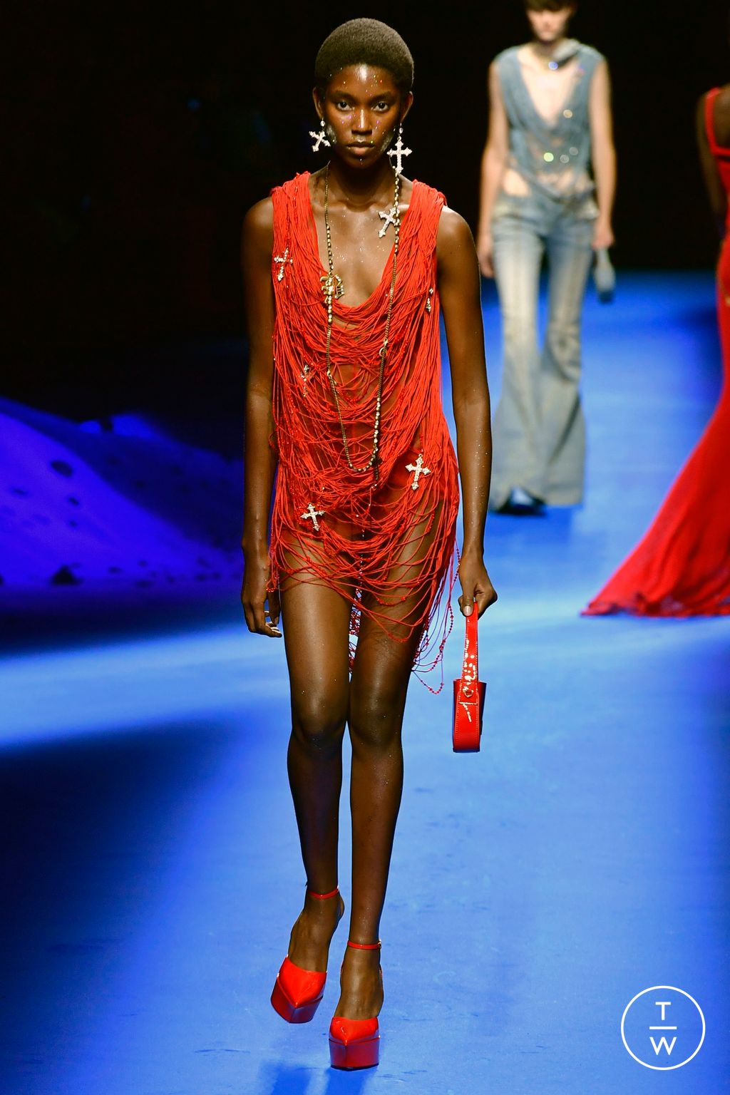Fashion Week Milan Spring/Summer 2023 look 39 from the Blumarine collection womenswear