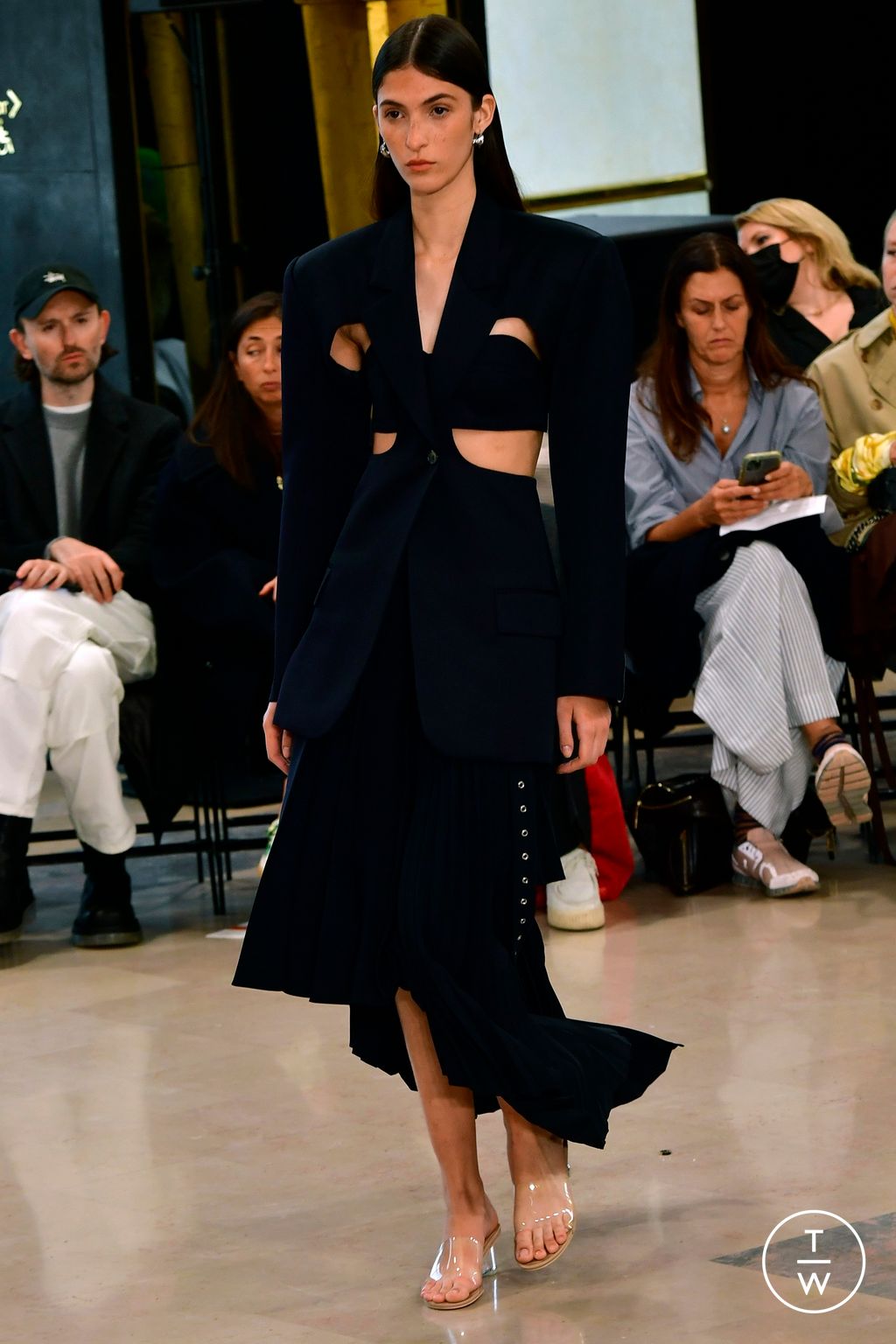Fashion Week Paris Spring/Summer 2023 look 49 from the Rokh collection womenswear