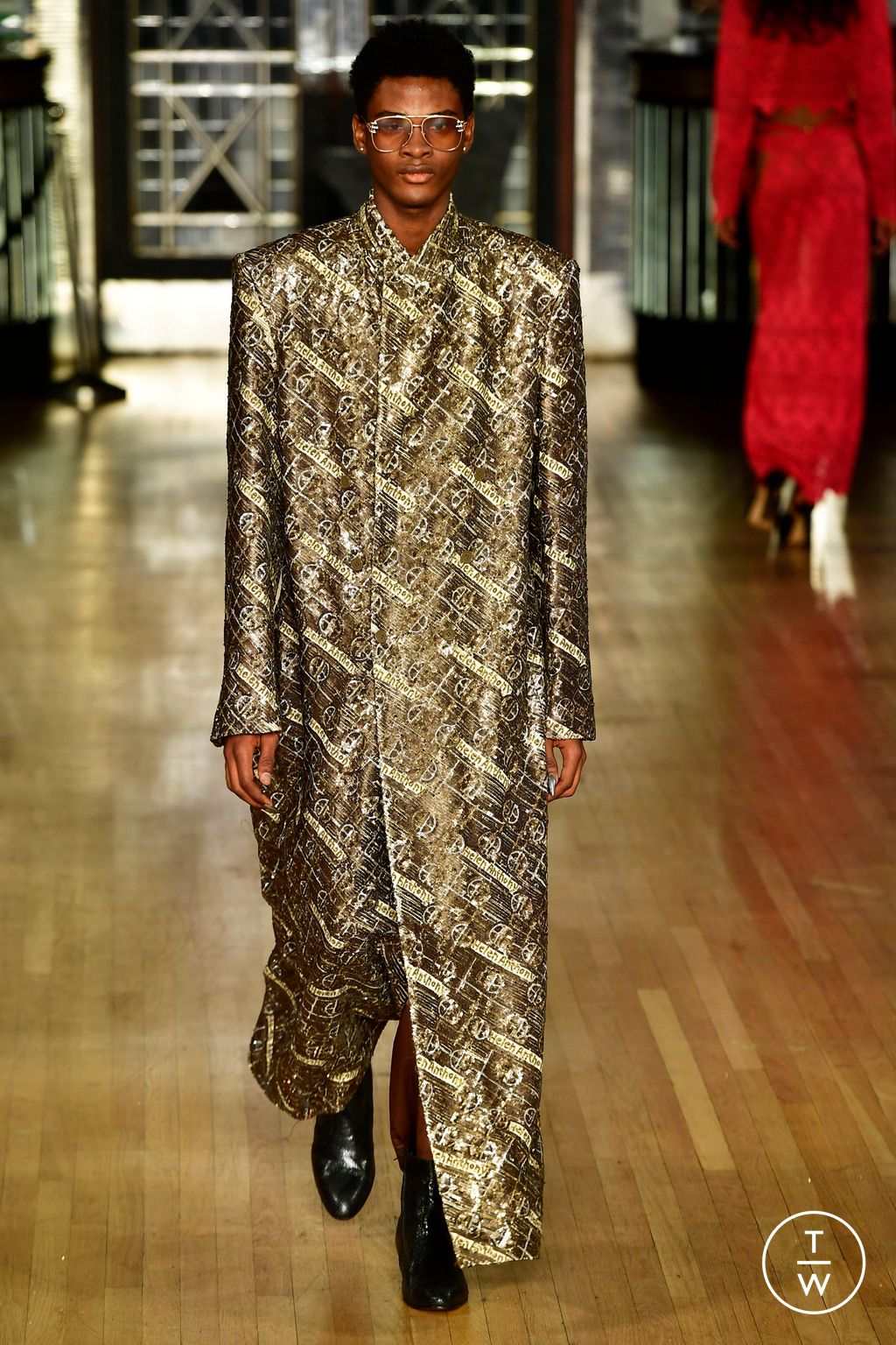 Fashion Week London Spring/Summer 2023 look 125 from the Helen Anthony collection womenswear
