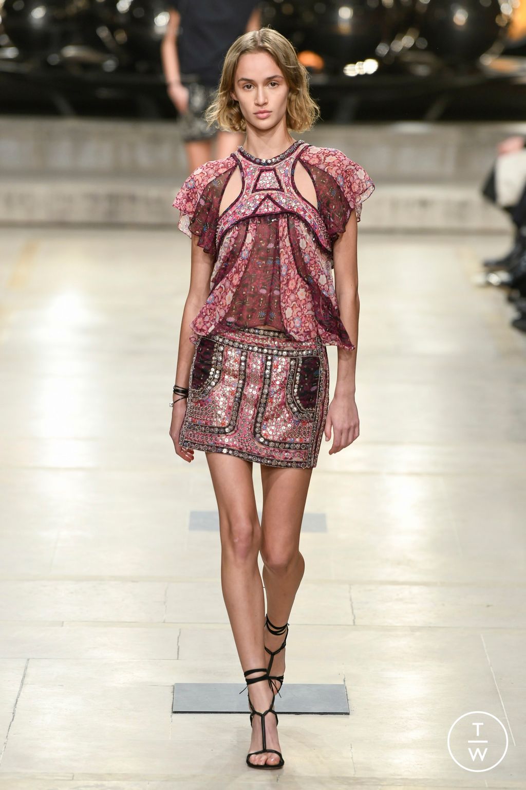 Fashion Week Paris Spring/Summer 2023 look 6 from the Isabel Marant collection womenswear