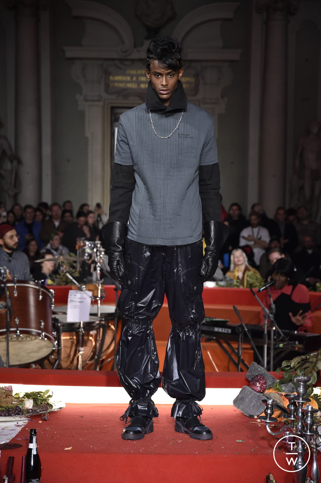 Fashion Week Florence - Pitti Fall/Winter 2020 look 18 from the Telfar collection menswear