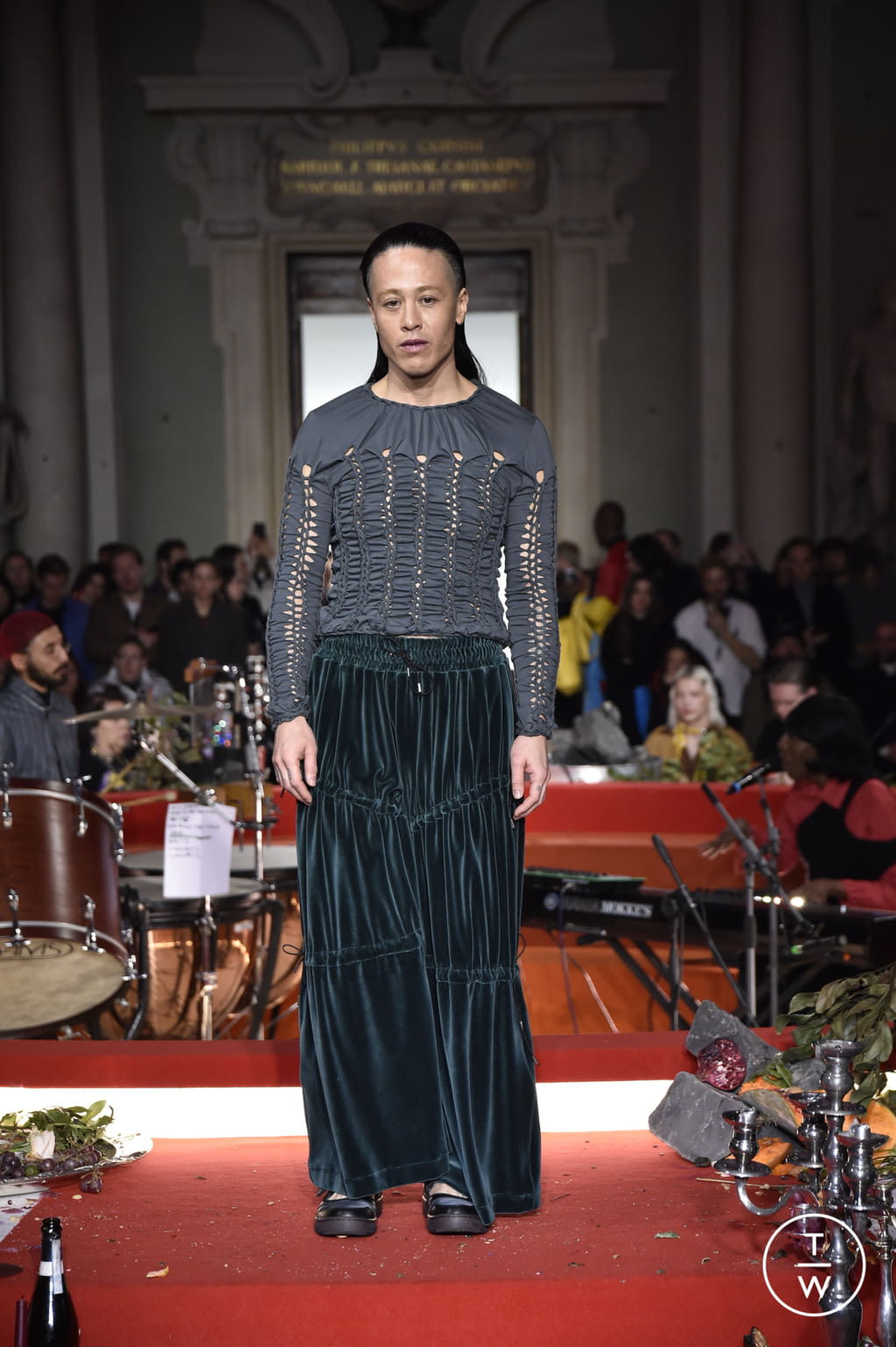 Fashion Week Florence - Pitti Fall/Winter 2020 look 17 from the Telfar collection menswear