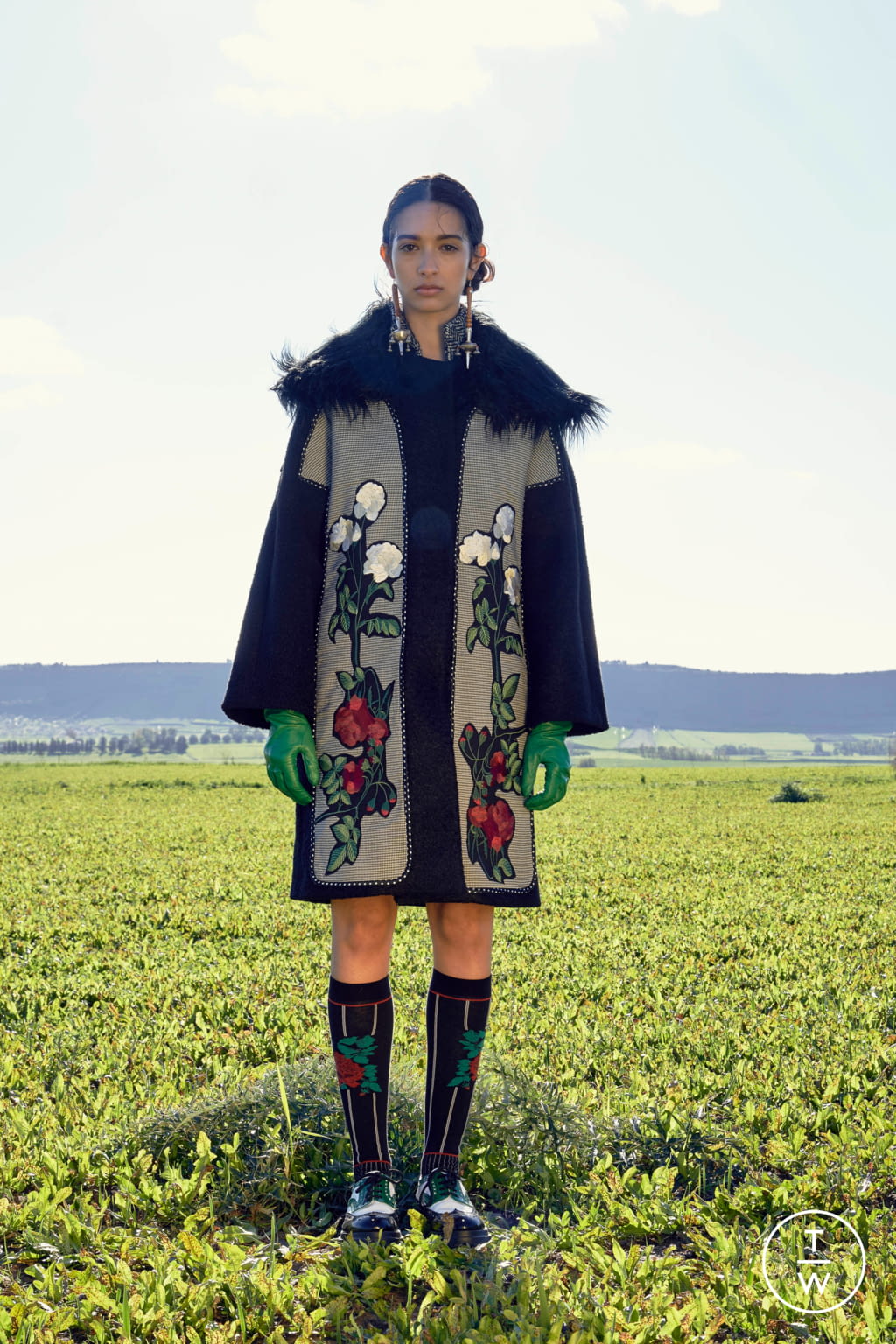 Fashion Week Milan Fall/Winter 2021 look 1 de la collection Antonio Marras womenswear