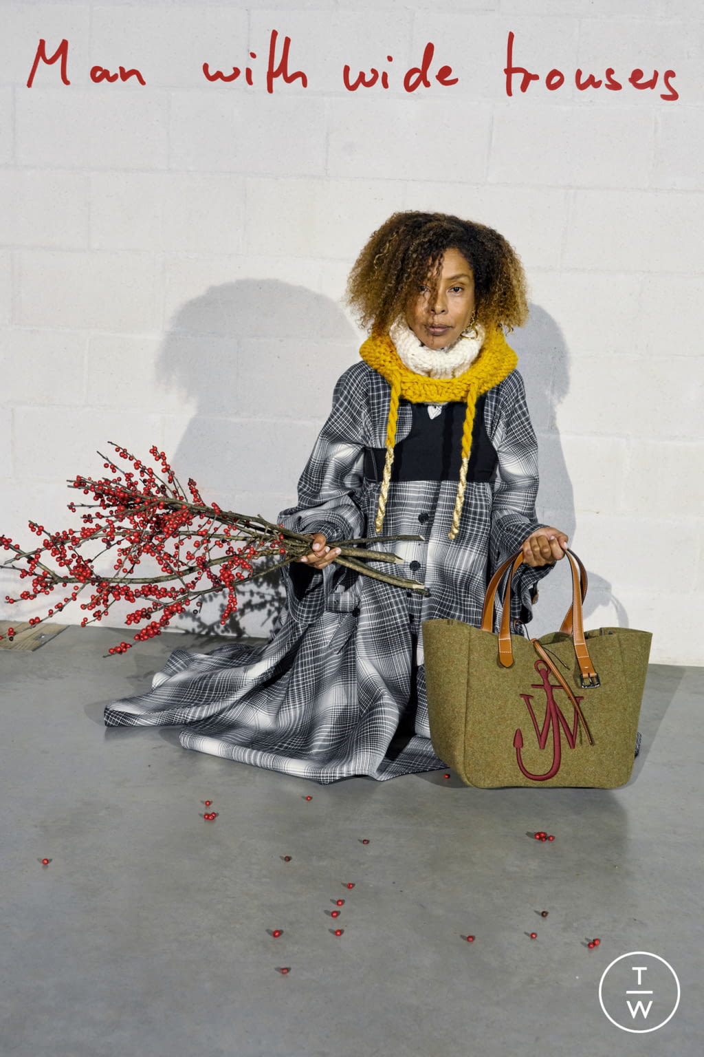 Fashion Week Paris Fall/Winter 2021 look 1 from the JW Anderson collection menswear