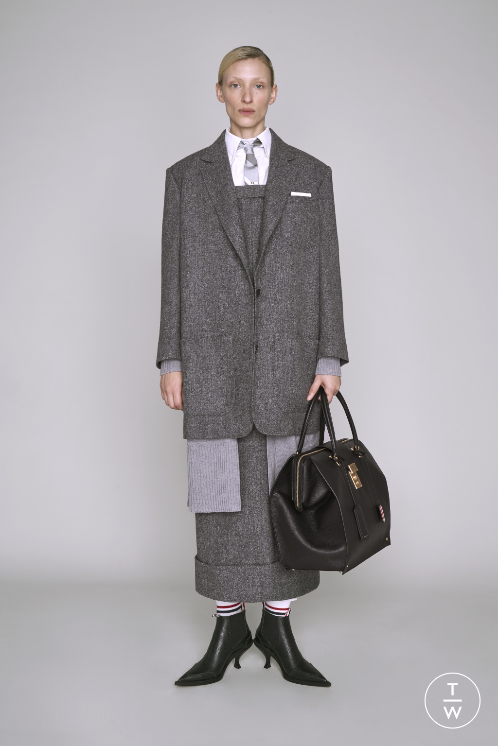 Fashion Week Paris Pre-Fall 2019 look 1 from the Thom Browne collection womenswear