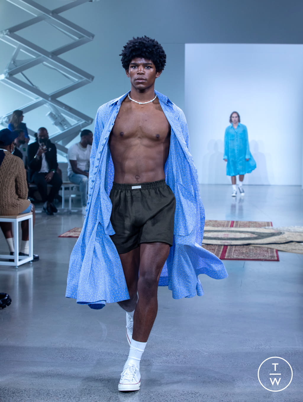 Fashion Week New York Spring/Summer 2022 look 1 from the Kenneth Nicholson collection womenswear