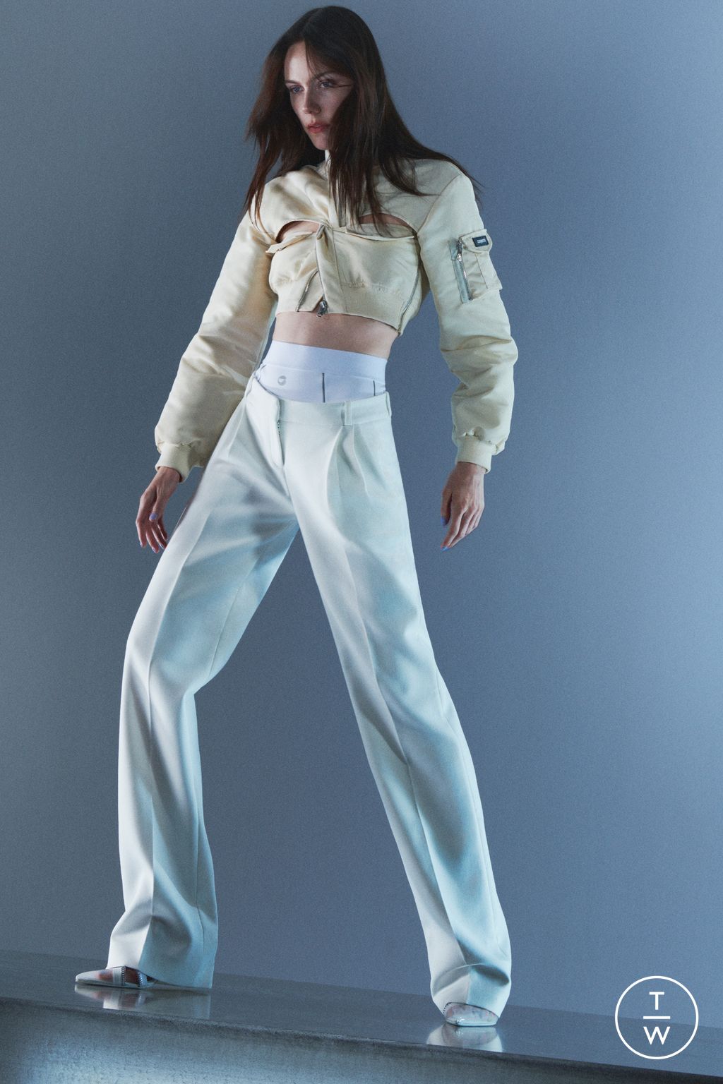 Fashion Week Paris Resort 2023 look 1 from the Coperni collection womenswear