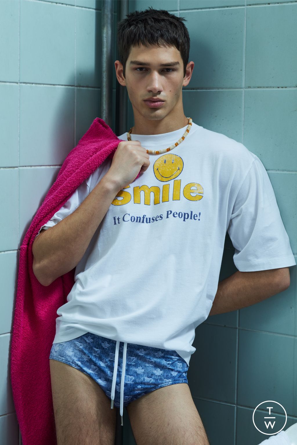 Fashion Week Milan Resort 2026 look 1 from the Dsquared2 collection menswear