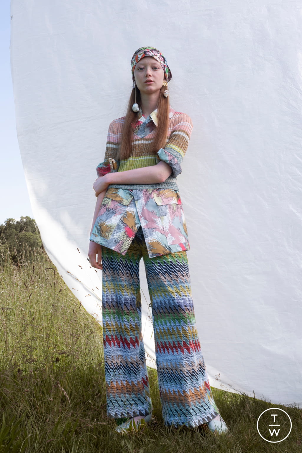 Fashion Week Milan Resort 2019 look 1 from the Missoni collection womenswear