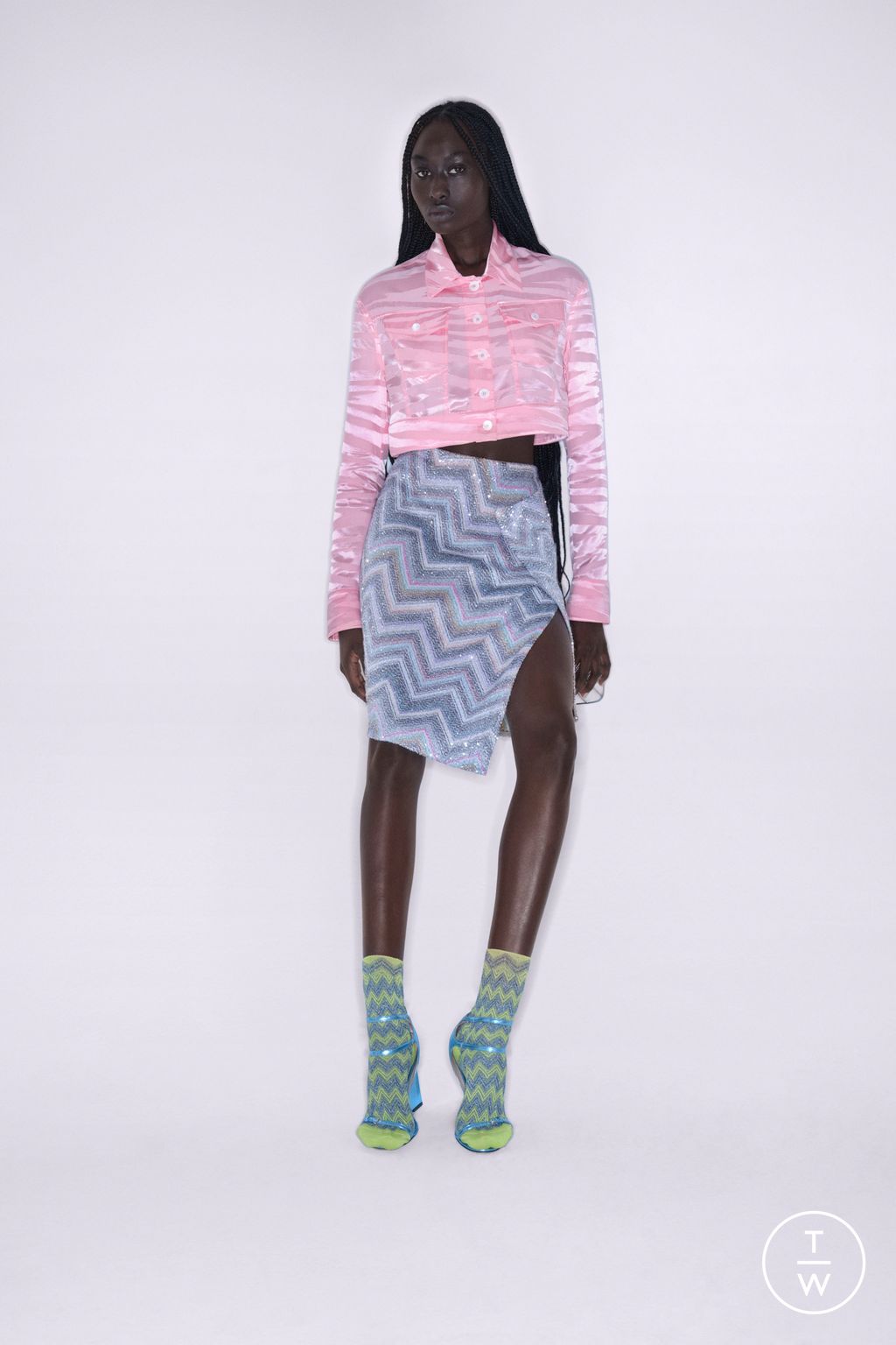 Fashion Week Milan Resort 2024 look 1 from the Missoni collection womenswear