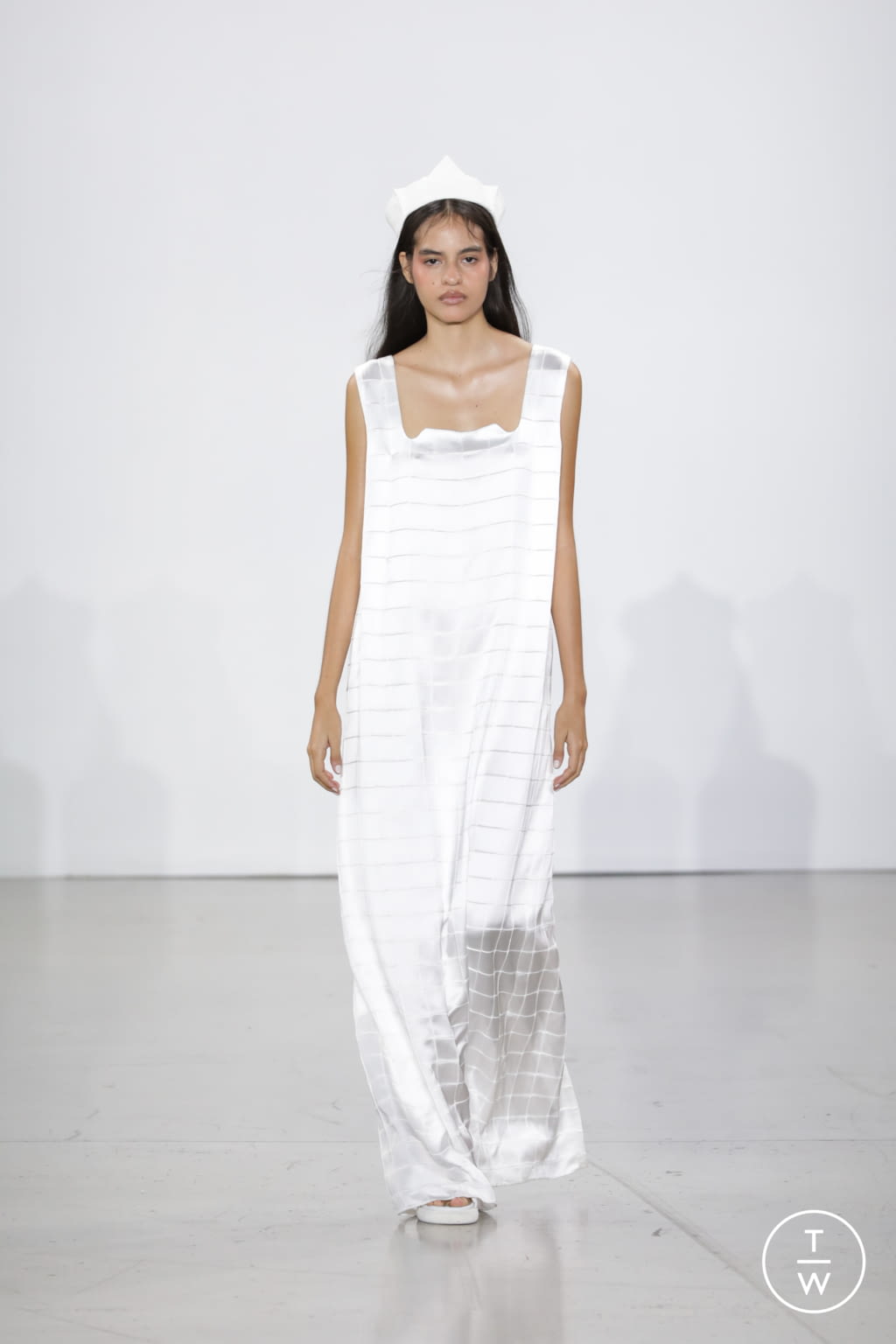 Fashion Week New York Spring/Summer 2022 look 1 from the Bevza collection womenswear