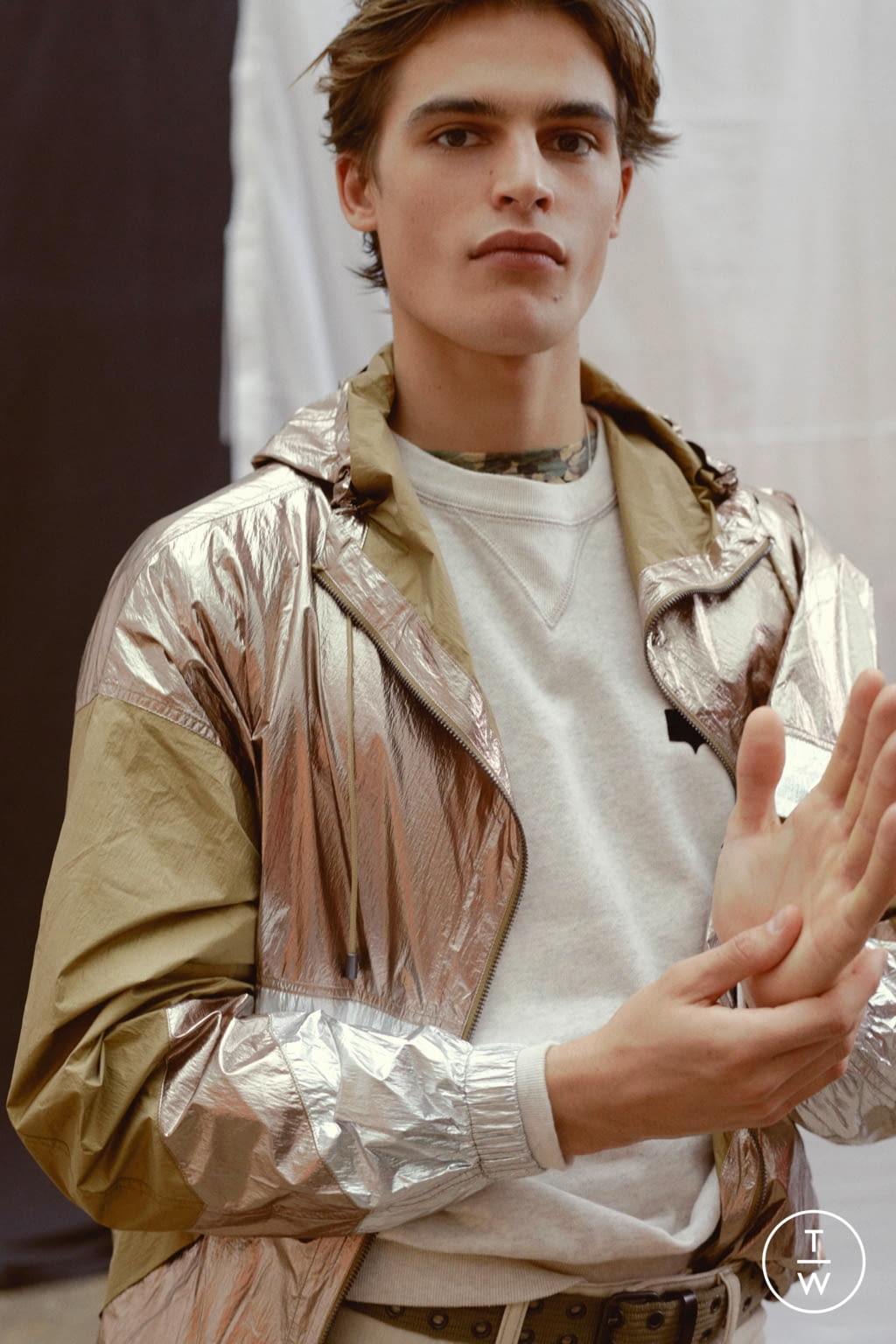 Fashion Week Paris Fall/Winter 2019 look 1 from the Isabel Marant collection 男装